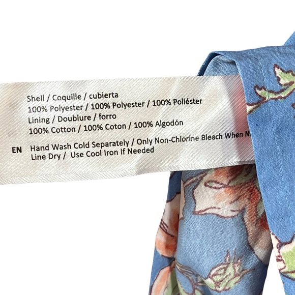 Anthro Floral Bustier Mini Dress, size Small with pockets - Picture 6 of 6